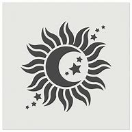 Image result for Celestial Sun Moon Silhouette