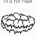 Image result for Bird Nest Coloring Page