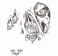 Image result for Zombie Tattoo Flash Art