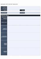 Image result for Business Travel Report Template