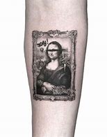 Image result for Mona Lisa Urban Art Tattoo Stencil