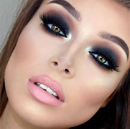 Image result for Round Face Smokey Eye Makeup