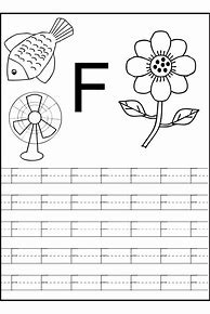 Image result for Letter F Tracing Page