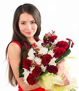 Image result for femmes avec une fleurs