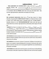 Image result for Labour Contract Template