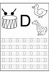 Image result for The Letter D Worksheet