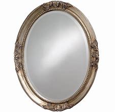 Image result for Oval White Wall Mirror