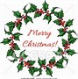 Image result for Christmas Holly Wreath Clip Art