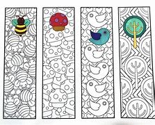 Image result for Color Your Own Bookmark Free