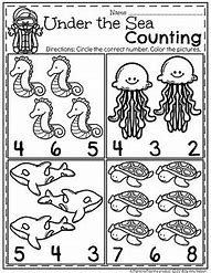 Image result for Preschool Ocean Theme Worksheets