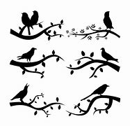 Image result for Bird On Branch Silhouette Tattoo