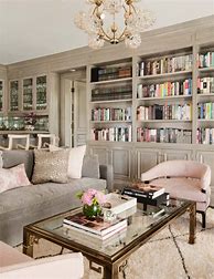 Image result for dusty rose living room