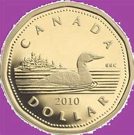 Image result for Canadian One Dollar Coin