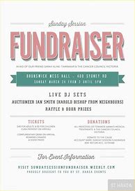 Image result for Fundraiser Flyer