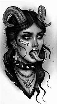 Image result for Tattoo Face Sketches