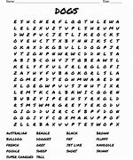 Image result for Dog Word Searches