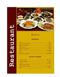 Image result for Sample for Menu Design