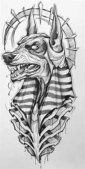 Image result for Anubis Arm Tattoo