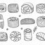 Image result for Sushi Roll Drawing