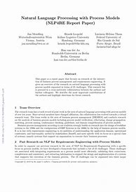 Image result for Natural Language Processing Research Papers