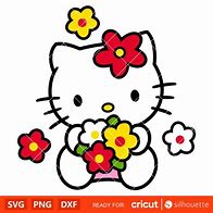 Image result for Hello Kitty and Flowers