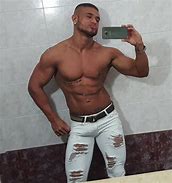 Image result for Males Ripped Skinny Jeans