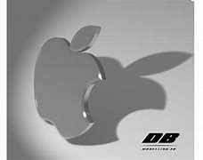 Image result for 3D Apple Logo White