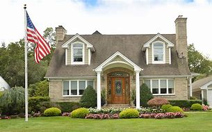 Image result for American Flag Home