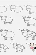 Image result for Easy Draw Cute Animals Cow