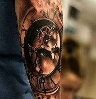 Image result for Clock Tattoo Flash