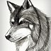 Image result for Wolf and Moon Silhouette Tattoo