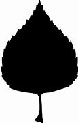 Image result for Birch Leaf Silhouette