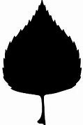 Image result for Birch Leaf Silhouette