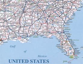 Image result for Free Road Map of Southeast U S