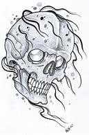 Image result for Skull Tattoo Flash Art