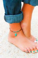 Image result for Turquoise Ankle Bracelets