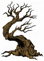 Image result for Coloring Book Scary Tree