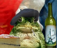 Image result for French Frog Meme