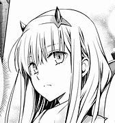 Image result for Zero Two Black and White