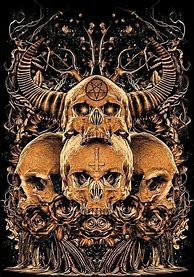 Image result for Black and White Skull Drawings