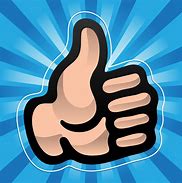 Image result for Thumbs Up Cartoon Black and White