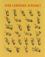 Image result for Sign Language Poster Printable