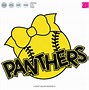 Image result for Panther Softball SVG