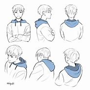 Image result for Anime Male Hoodie Drawing