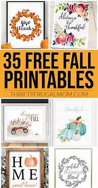 Image result for Fall Printables Free 5 X 7