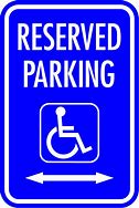 Image result for Handicap Parking Sign Plan