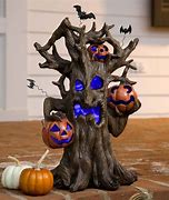 Image result for Decorated Halloween Trees