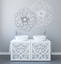 Image result for White Flower Wall Decals