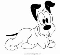 Image result for Pluto the Dog Halloween Coloring Pics