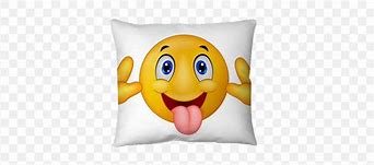 Image result for Tongue Out Emoji Pillow